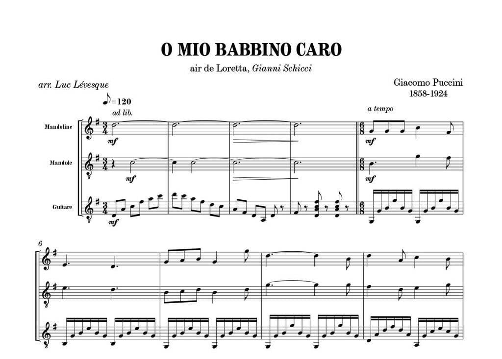 O Mio Babbino Caro